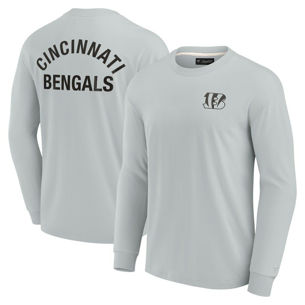 Cincinnati Bengals Unisex Elements Super Soft Long Sleeve T-Shirt - Gray online