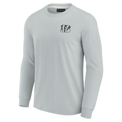 Cincinnati Bengals Unisex Elements Super Soft Long Sleeve T-Shirt - Gray online