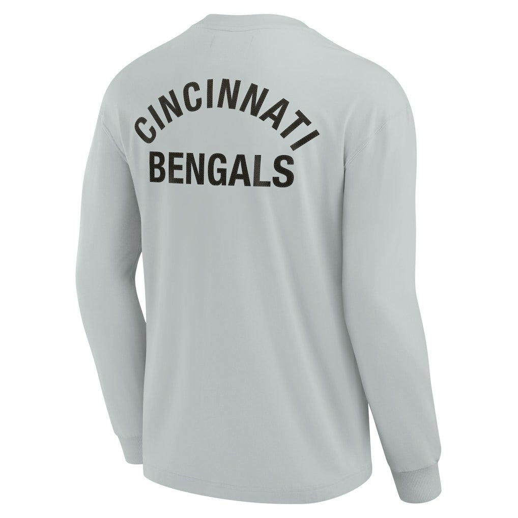 Cincinnati Bengals Unisex Elements Super Soft Long Sleeve T-Shirt - Gray online