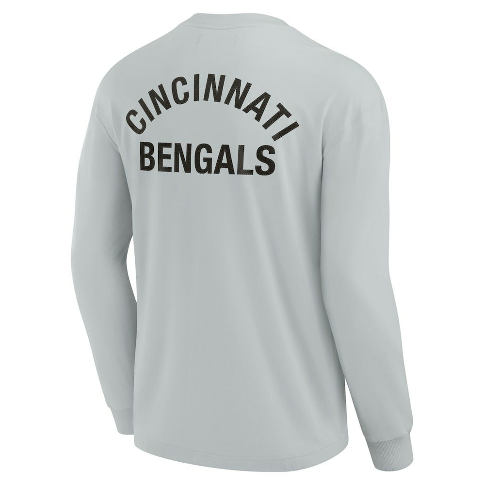 Cincinnati Bengals Unisex Elements Super Soft Long Sleeve T-Shirt - Gray online
