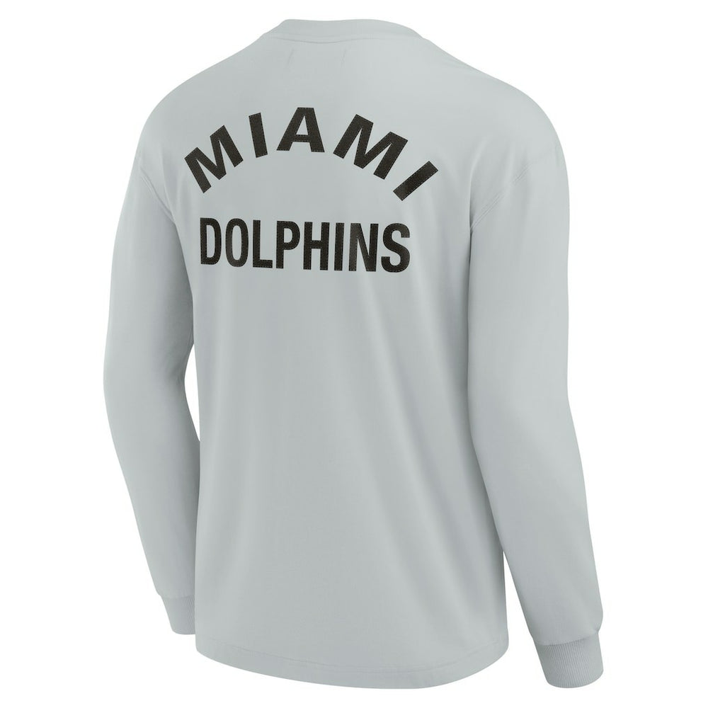 Miami Dolphins Unisex Elements Super Soft Long Sleeve T-Shirt - Gray outlet
