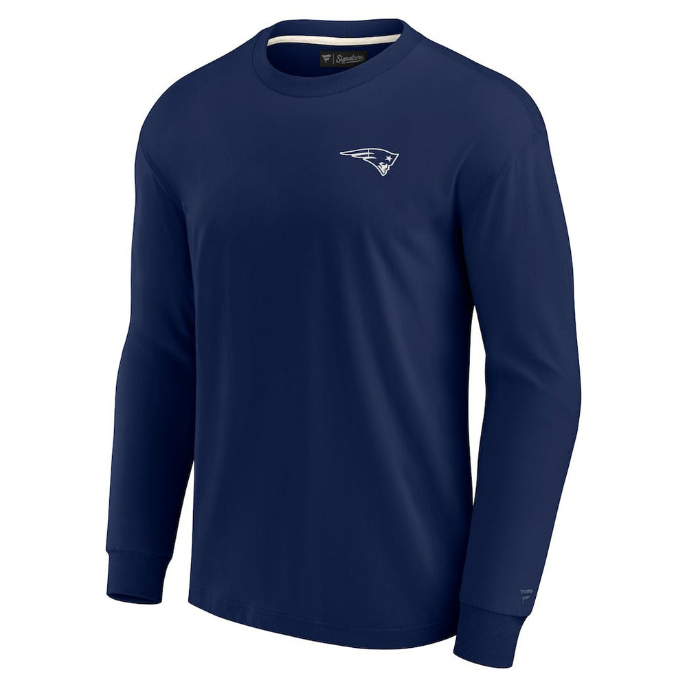 New England Patriots Unisex Elements Super Soft Long Sleeve T-Shirt - Navy cheap