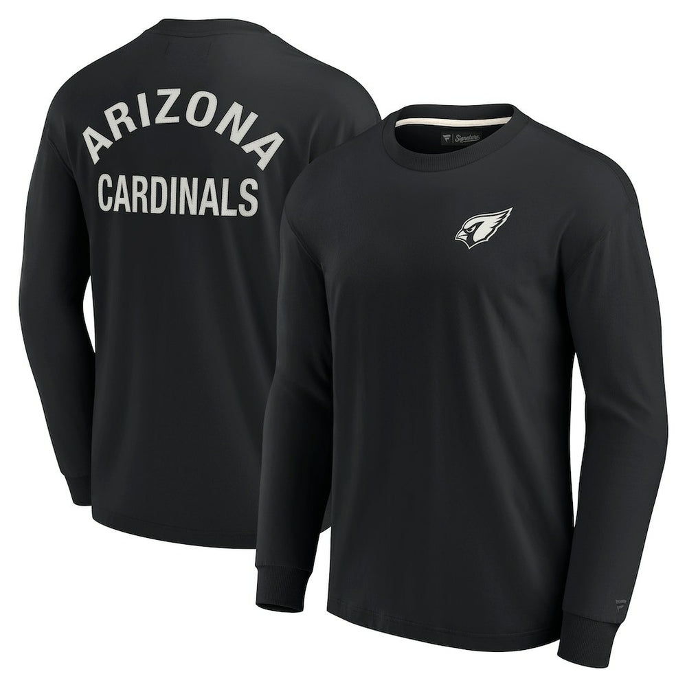 Arizona Cardinals Unisex Elements Super Soft Long Sleeve T-Shirt - Black cheap