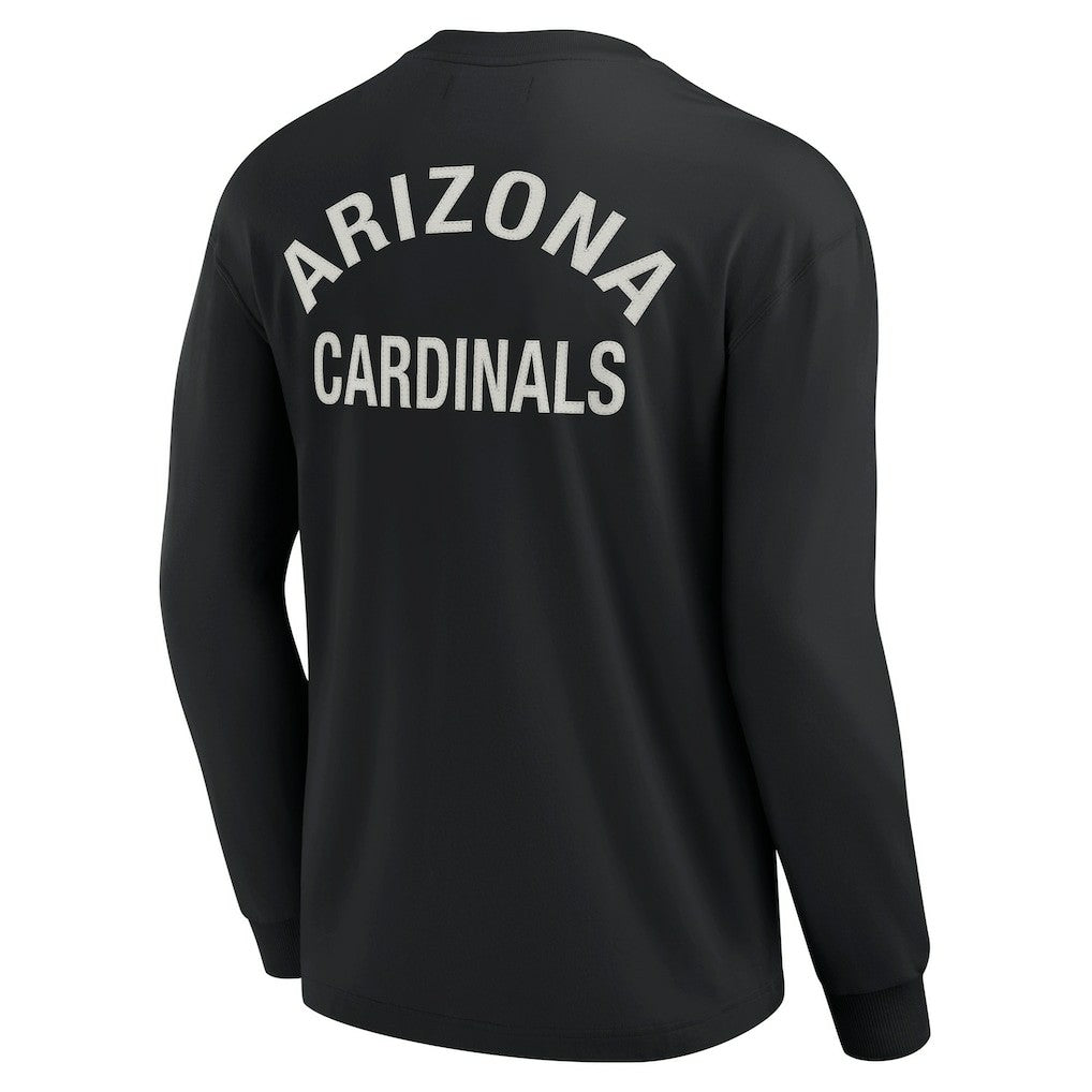 Arizona Cardinals Unisex Elements Super Soft Long Sleeve T-Shirt - Black cheap