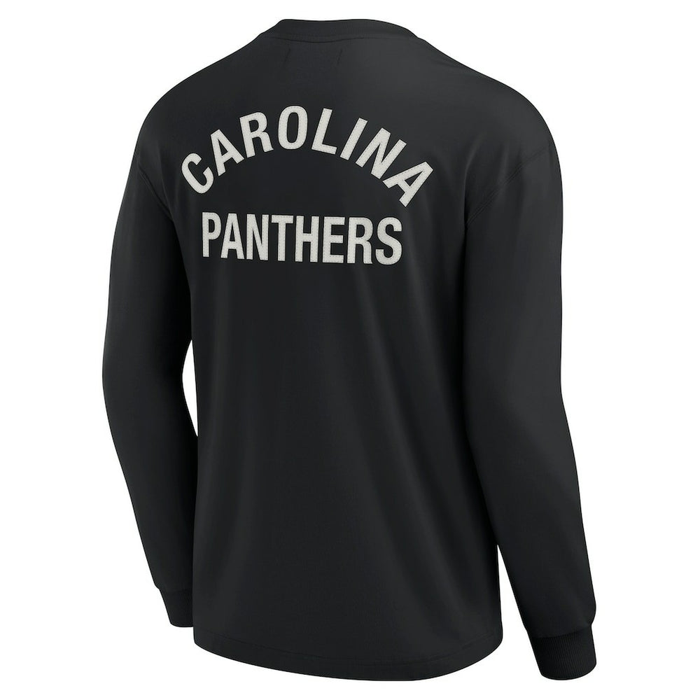 Carolina Panthers Unisex Elements Super Soft Long Sleeve T-Shirt - Black on sale