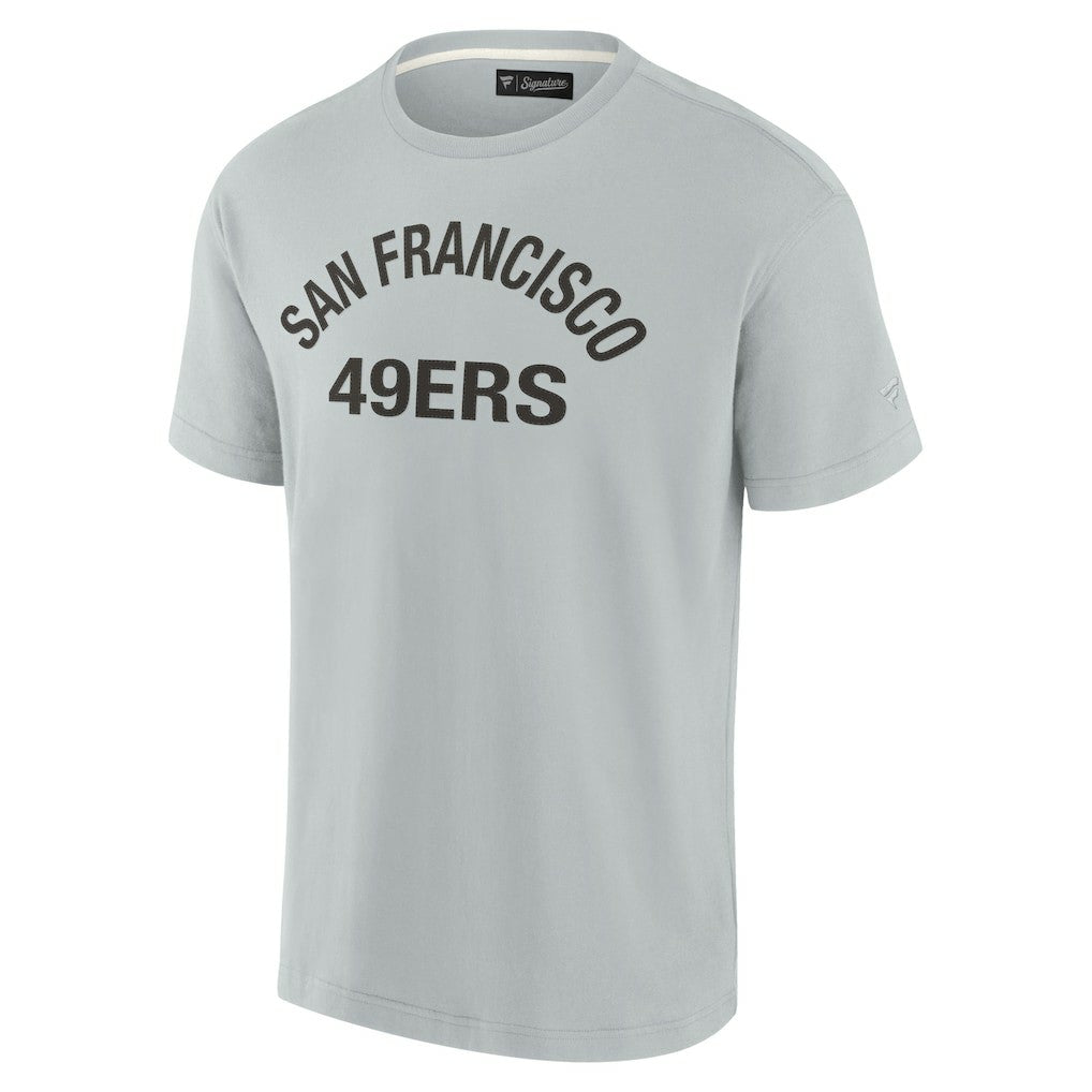 San Francisco 49ers Unisex Elements Super Soft Short Sleeve T-Shirt - Gray discount