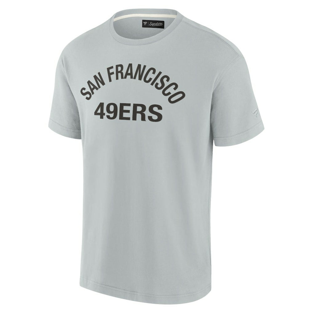 San Francisco 49ers Unisex Elements Super Soft Short Sleeve T-Shirt - Gray discount
