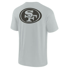 San Francisco 49ers Unisex Elements Super Soft Short Sleeve T-Shirt - Gray discount