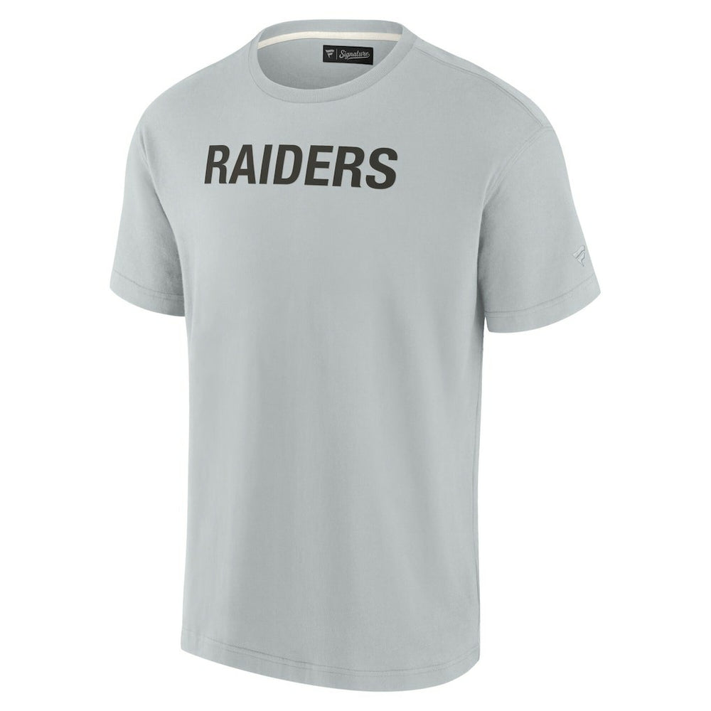 Las Vegas Raiders Unisex Elements Super Soft Short Sleeve T-Shirt - Gray online