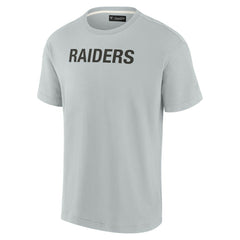 Las Vegas Raiders Unisex Elements Super Soft Short Sleeve T-Shirt - Gray online