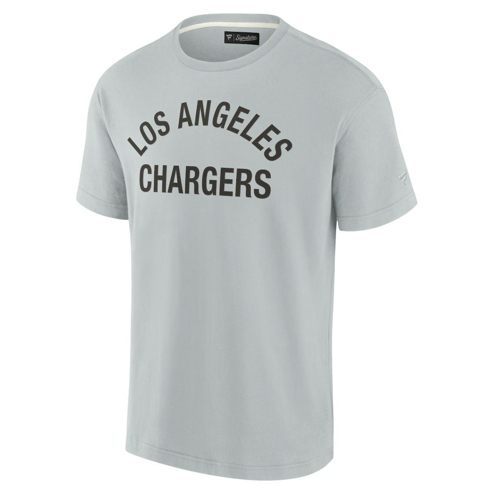 Los Angeles Chargers Unisex Elements Super Soft Short Sleeve T-Shirt - Gray outlet