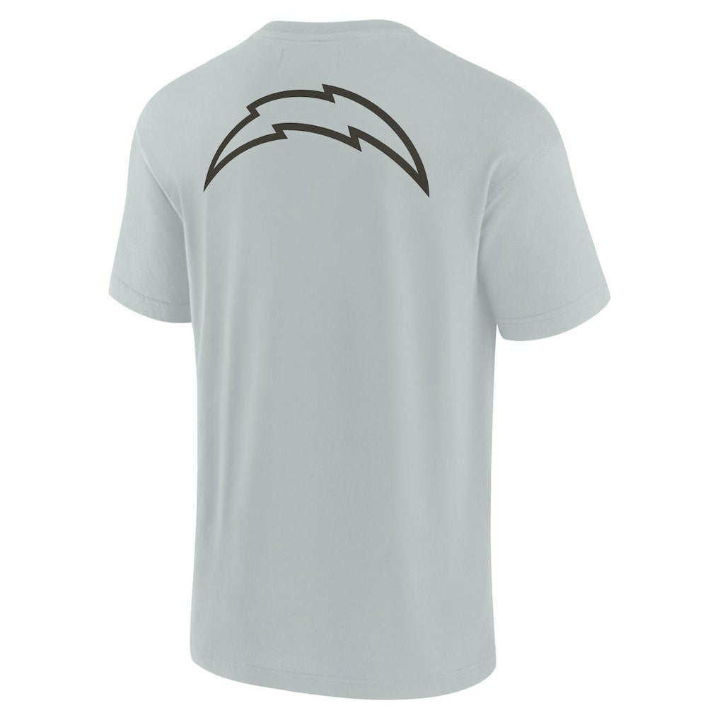 Los Angeles Chargers Unisex Elements Super Soft Short Sleeve T-Shirt - Gray outlet