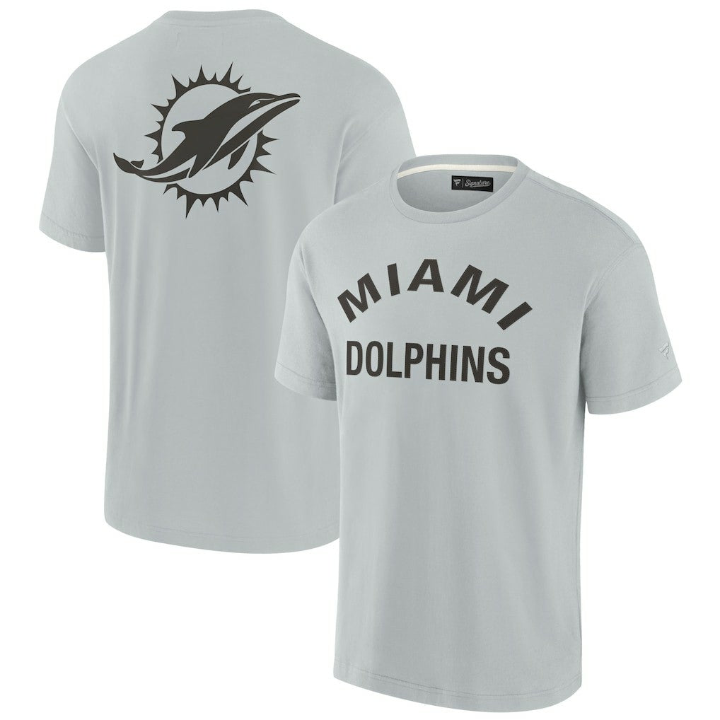 Miami Dolphins Unisex Elements Super Soft Short Sleeve T-Shirt - Gray online
