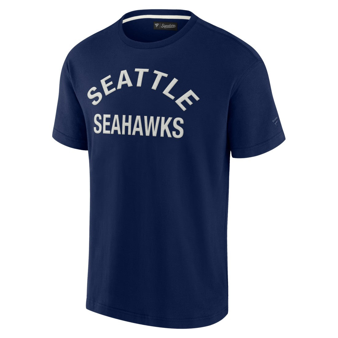 Seattle Seahawks Unisex Elements Super Soft Short Sleeve T-Shirt - Navy cheap