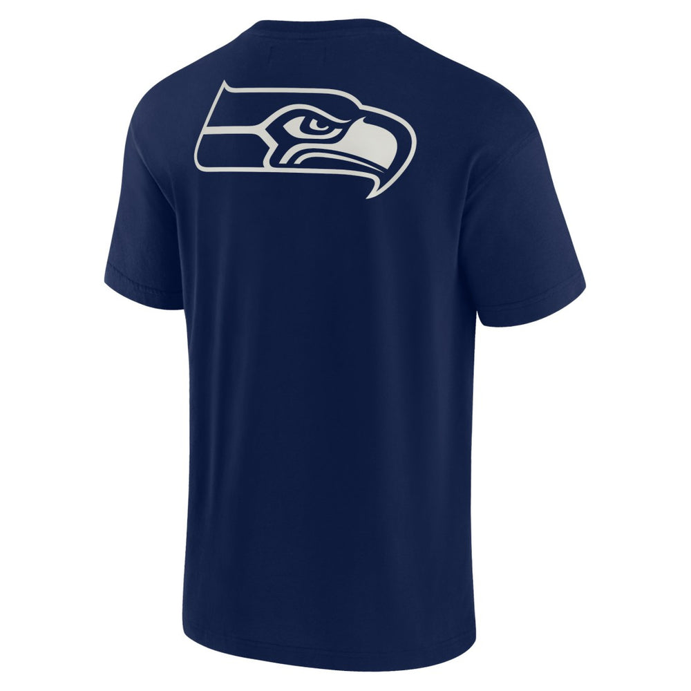 Seattle Seahawks Unisex Elements Super Soft Short Sleeve T-Shirt - Navy cheap