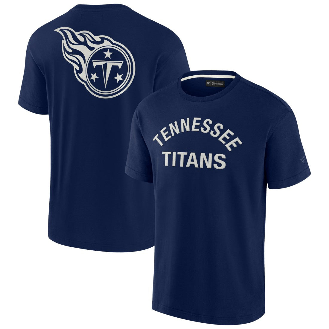 Tennessee Titans Unisex Elements Super Soft Short Sleeve T-Shirt - Navy for sale