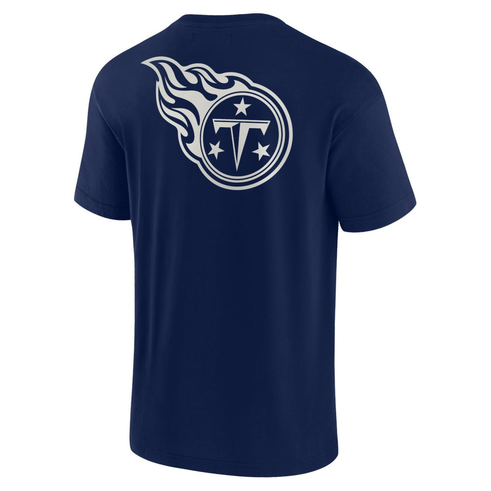 Tennessee Titans Unisex Elements Super Soft Short Sleeve T-Shirt - Navy for sale