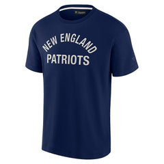 New England Patriots Unisex Elements Super Soft Short Sleeve T-Shirt - Navy for sale