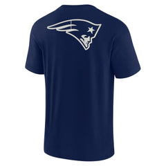 New England Patriots Unisex Elements Super Soft Short Sleeve T-Shirt - Navy for sale