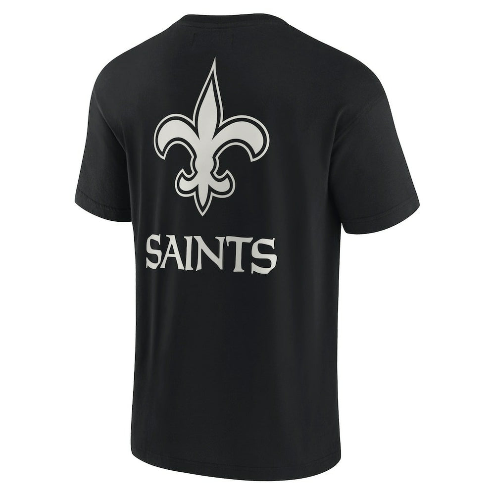 New Orleans Saints Unisex Elements Super Soft Short Sleeve T-Shirt - Black sale