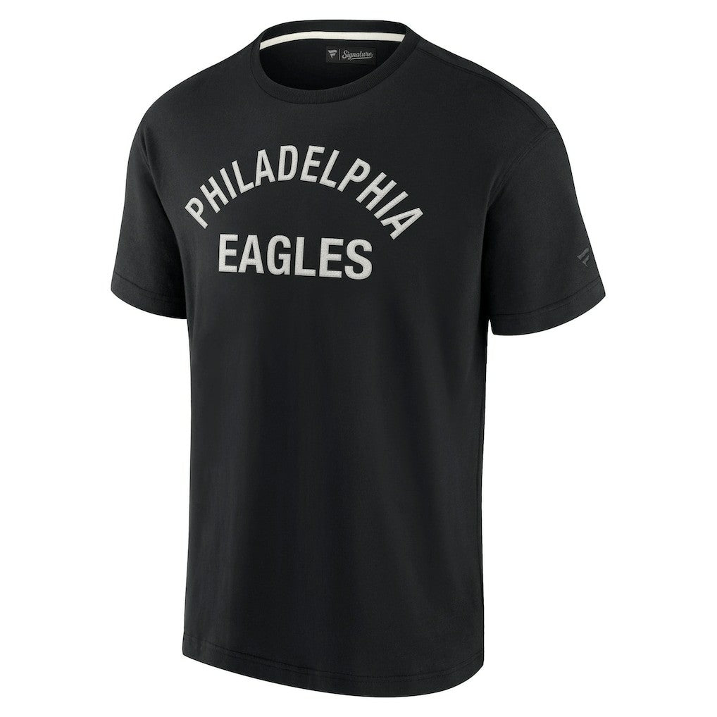 Philadelphia Eagles Unisex Elements Super Soft Short Sleeve T-Shirt - Black discount