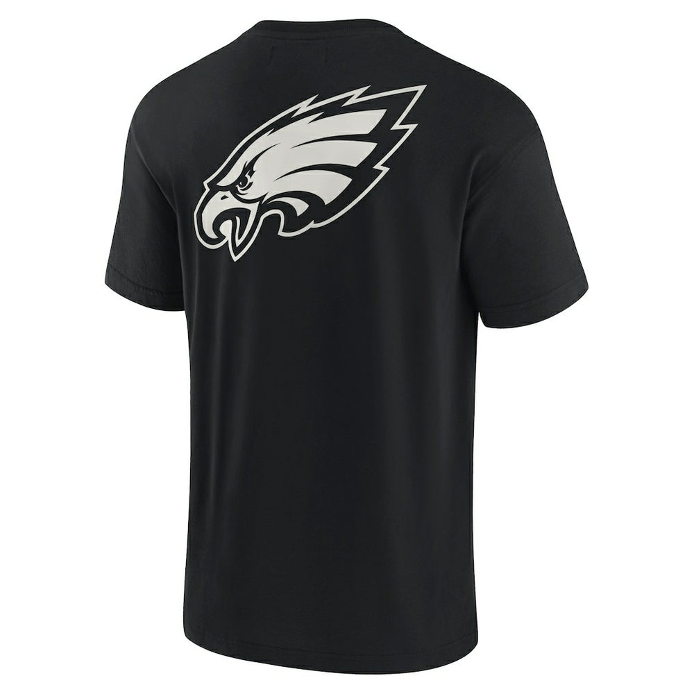 Philadelphia Eagles Unisex Elements Super Soft Short Sleeve T-Shirt - Black discount