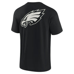Philadelphia Eagles Unisex Elements Super Soft Short Sleeve T-Shirt - Black discount