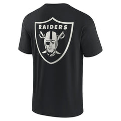 Las Vegas Raiders Unisex Elements Super Soft Short Sleeve T-Shirt - Black on sale