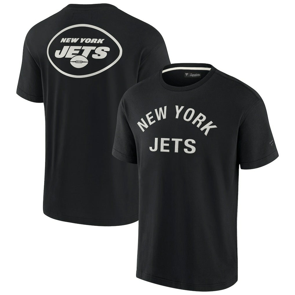 New York Jets Unisex Elements Super Soft Short Sleeve T-Shirt - Black discount