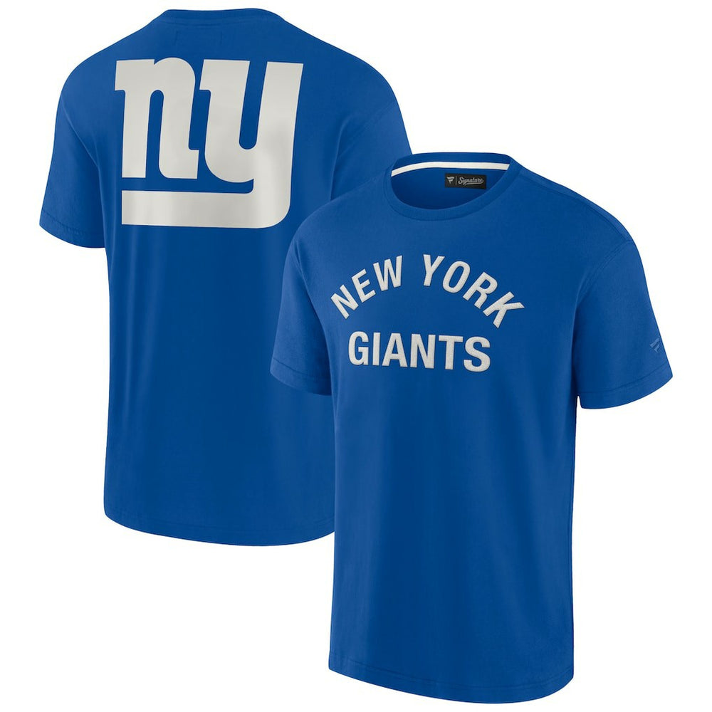 New York Giants Unisex Elements Super Soft Short Sleeve T-Shirt - Royal sale