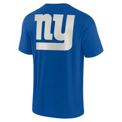 New York Giants Unisex Elements Super Soft Short Sleeve T-Shirt - Royal sale
