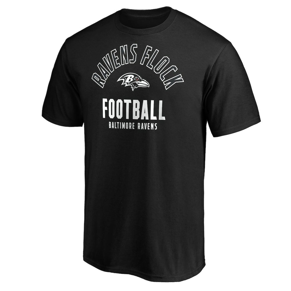 Baltimore Ravens Nickname Arc T-Shirt - Black discount