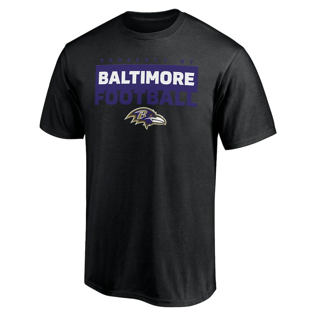 Baltimore Ravens Gain Ground T-Shirt - Black outlet