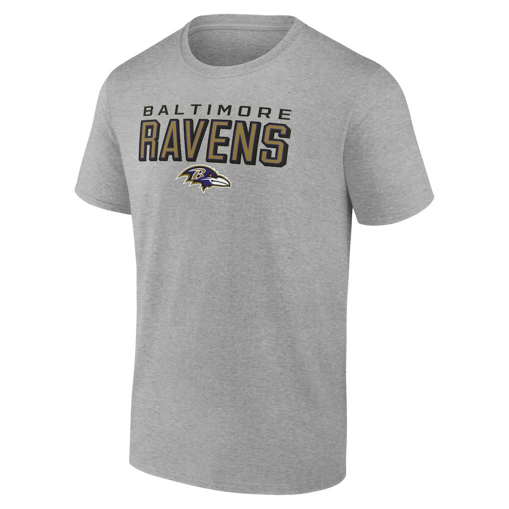 Baltimore Ravens Swagger T-Shirt - Heather Gray for sale