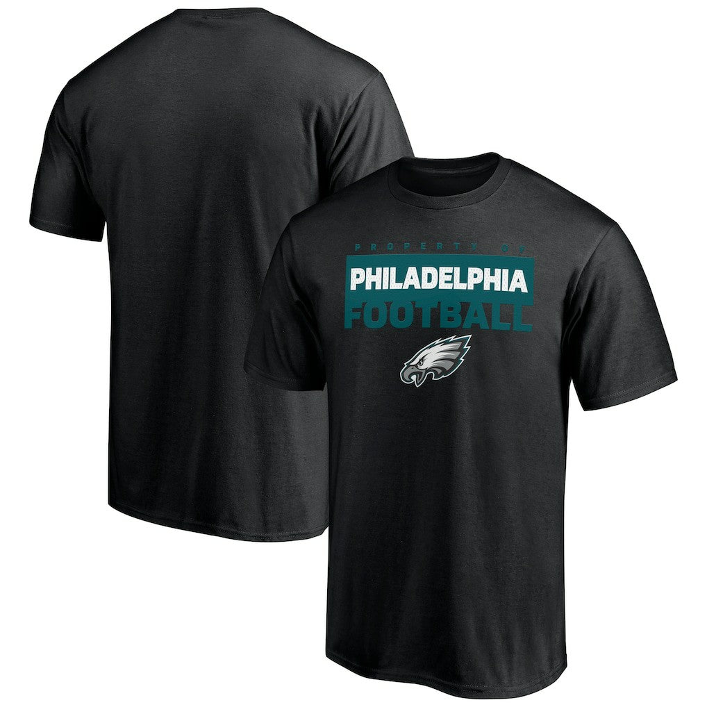 Philadelphia Eagles Gain Ground T-Shirt - Black sale