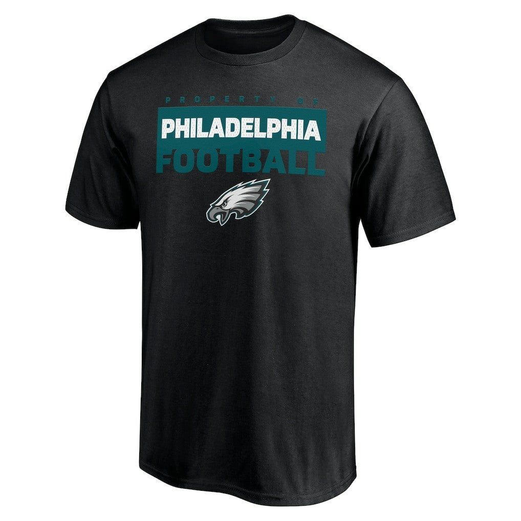 Philadelphia Eagles Gain Ground T-Shirt - Black sale