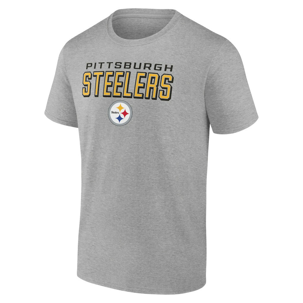 Pittsburgh Steelers Swagger T-Shirt - Heather Gray for sale