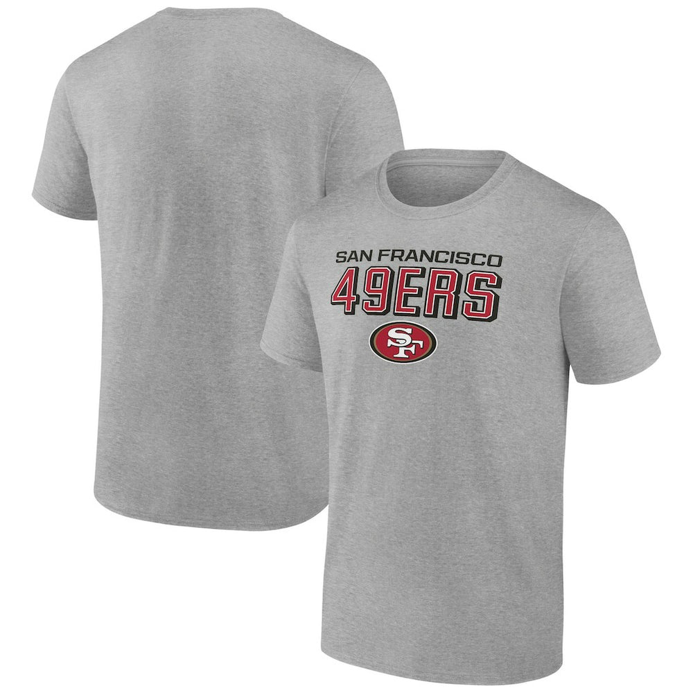 San Francisco 49ers Swagger T-Shirt - Heather Gray for sale