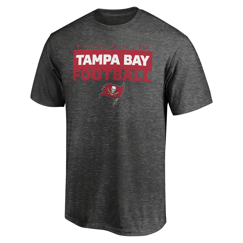 Tampa Bay Buccaneers Gain Ground T-Shirt - Charcoal on sale