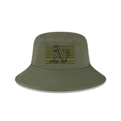 Athletics 2023 Armed Forces Day Bucket Hat - Green | New Era