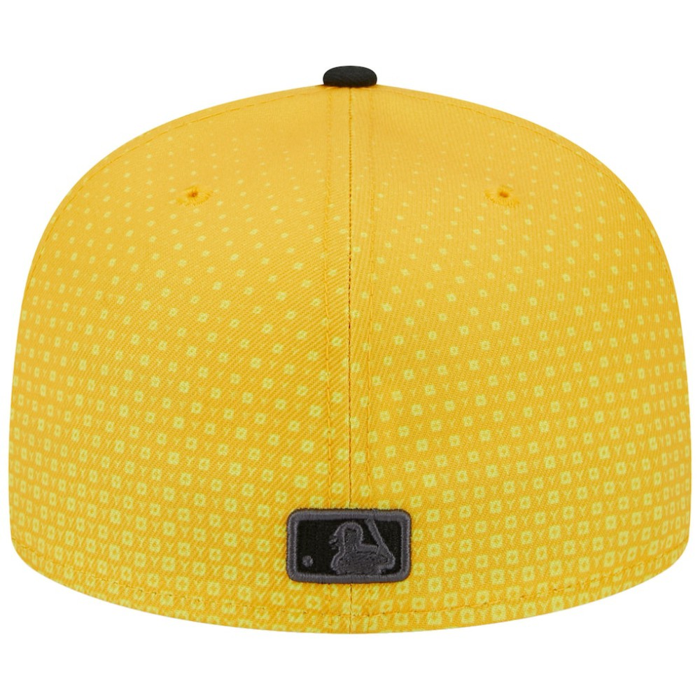 Pittsburgh Pirates 2023 City Connect 59FIFTY Fitted Hat - Gold/Black | New Era
