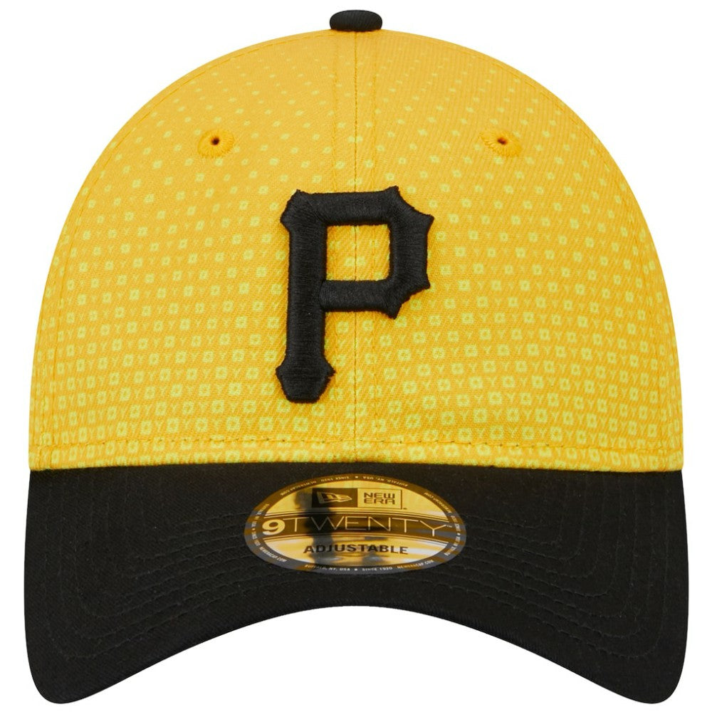 Pittsburgh Pirates 2023 City Connect 9TWENTY Adjustable Hat - Gold/Black | New Era