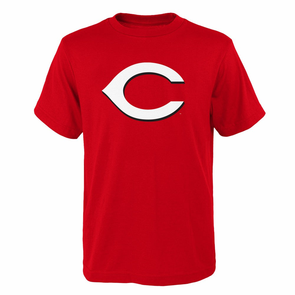 Cincinnati Reds Youth Logo Primary Team T-Shirt - Red