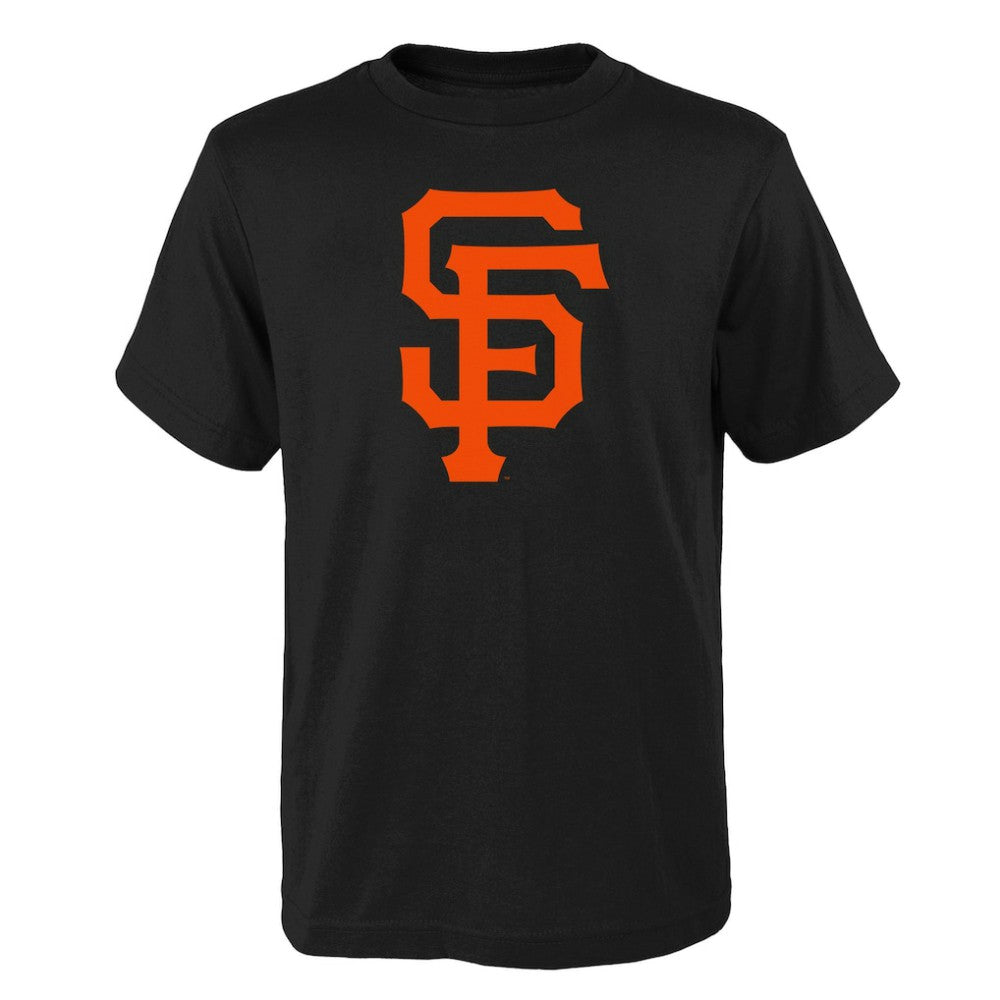 San Francisco Giants Youth Logo Primary Team T-Shirt - Black