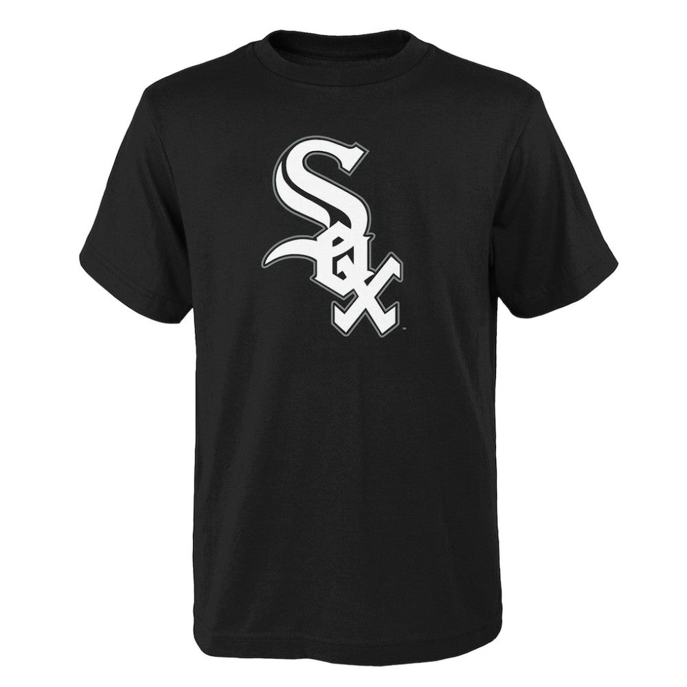 Chicago White Sox Youth Logo Primary Team T-Shirt - Black