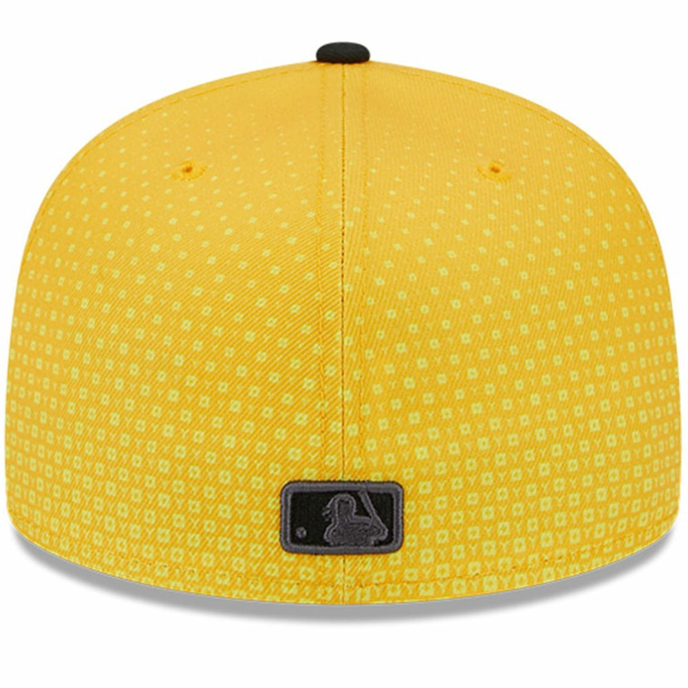 Pittsburgh Pirates 2023 City Connect Low Profile 59FIFTY Fitted Hat - Gold/Black | New Era