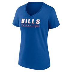 Buffalo Bills Women's Primary Play V-Neck T-Shirt - Royal online