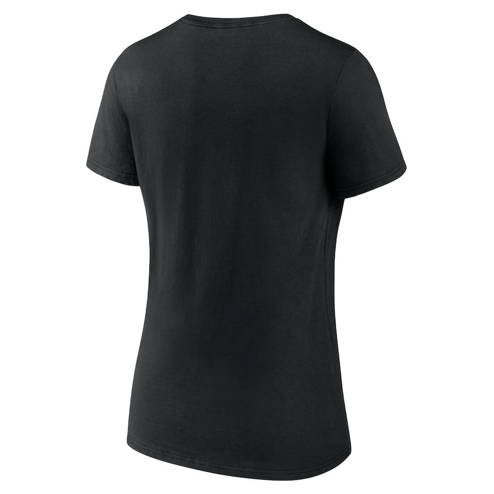 Carolina Panthers Women's Primary Play V-Neck T-Shirt - Black for sale