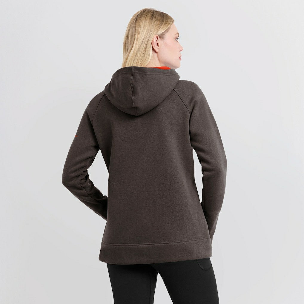 Cleveland Browns Women's Asymmetrical Raglan Full-Zip Hoodie - Brown | Nike sale