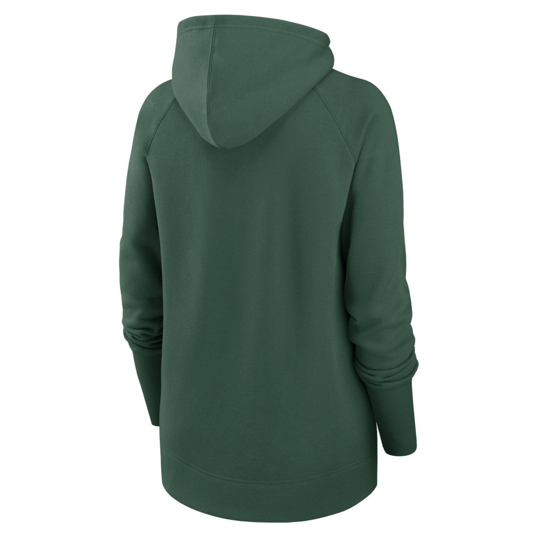 Green Bay Packers Women's Asymmetrical Raglan Full-Zip Hoodie - Green | Nike cheap